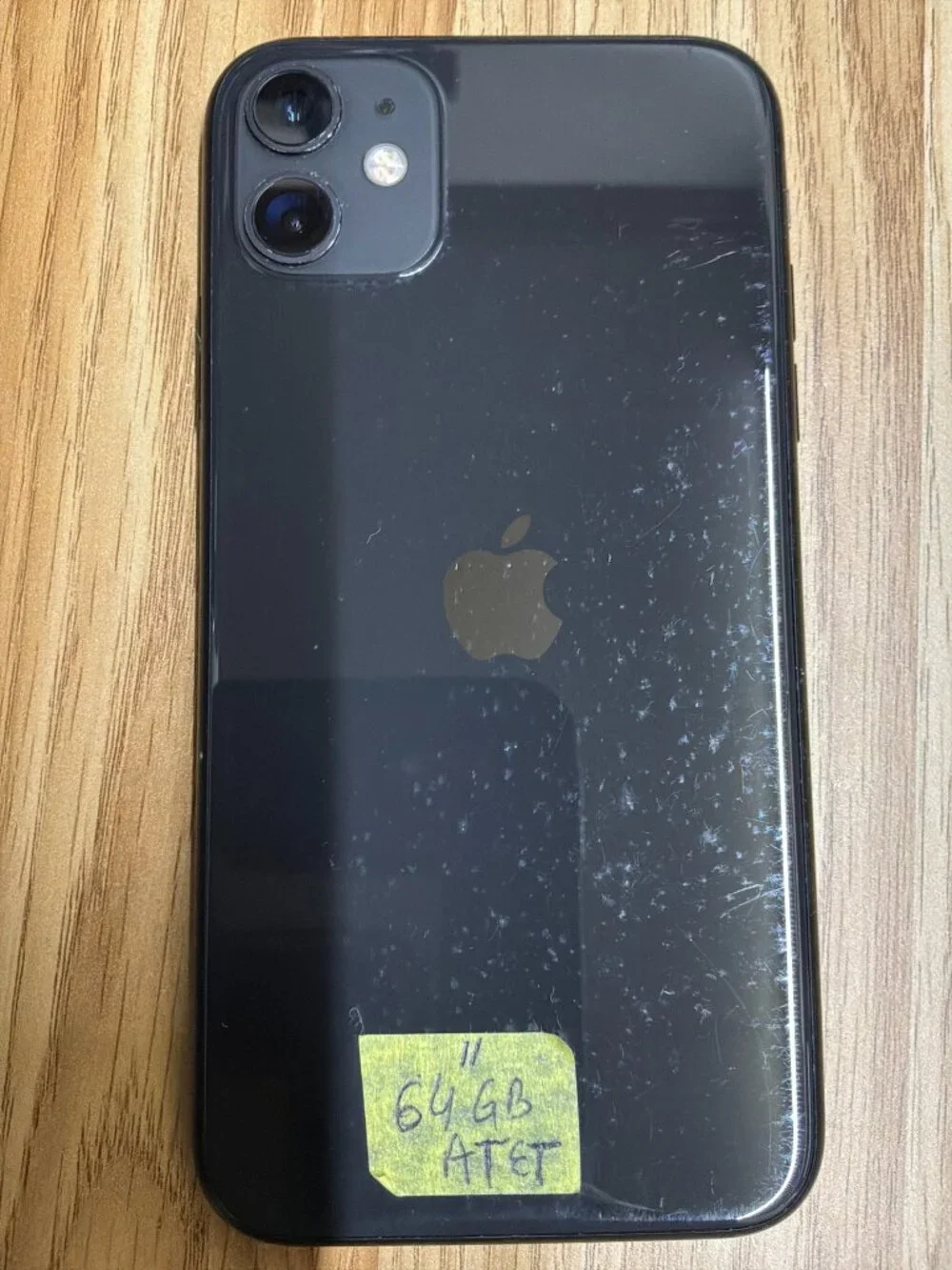 Apple iPhone 11 64GB Black AT&T Locked Smartphone Face ID A13 Bionic Tested Work